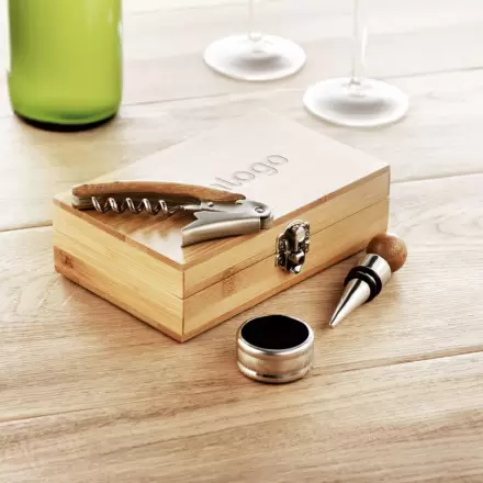 COFFRET A VIN PERSONNALISABLE 3 PIÈCES 'CHENONCEAU'