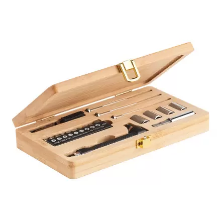 SET D'OUTILS PERSONNALISÉ EN BAMBOU 'TYKALU'