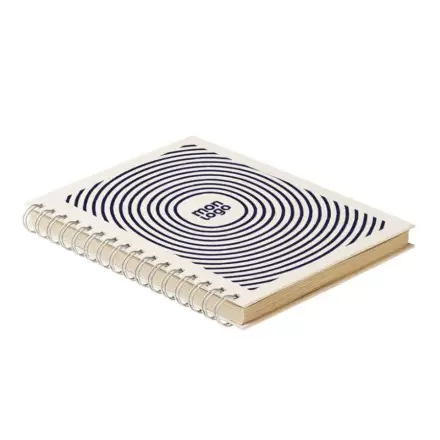 CARNET À SPIRALE PERSONNALISÉ PAPIER D'HERBE 'RITAU'