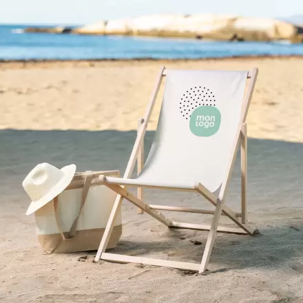 TRANSAT CHILIENNE PUBLICITAIRE EN BOIS 'SOLARO' 