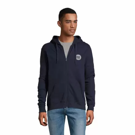 SWEAT ZIPPÉ PERSONNALISÉ À CAPUCHE MIXTE 'STONE' FABRICATION RAPIDE 4J
