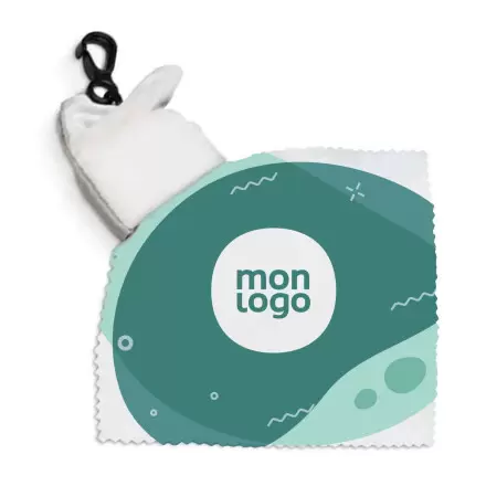 PORTE CLÉS PERSONNALISÉ LINGETTE PLIABLE 'LINGETTI'