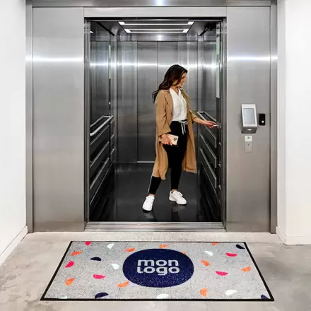 TAPIS D'INTERIEUR PERSONNALISABLE 'MILOW RPET'