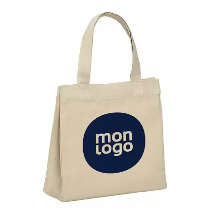 SAC COTON AVEC SOUFFLET PERSONNALISABLE 'PARMA'