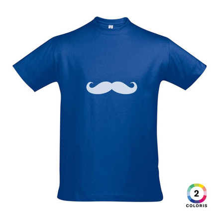 TEE SHIRT HOMME PERSONNALISABLE 'IMPERIAL MOVEMBER'