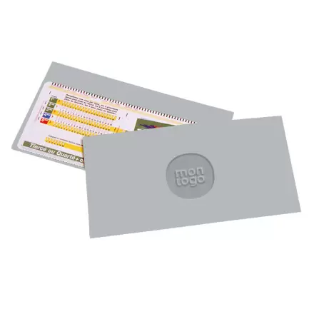 POCHETTE PERSONNALISABLE PMU 1 VOLET 'LUCKY LUCK'