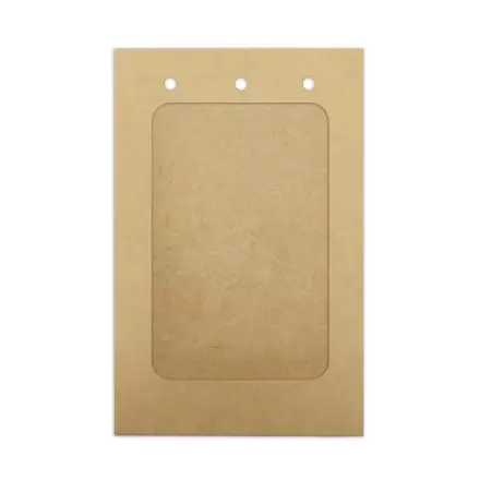 PORTE BADGE EN KRAFT 9x14 CM 'BLUKE'