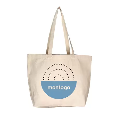 SAC CABAS PERSONNALISABLE EN COTON 'PURAMI'