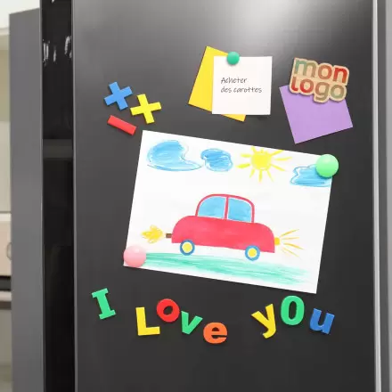 MAGNET PUBLICITAIRE EN BOIS SUR MESURE 'TOUPLY'