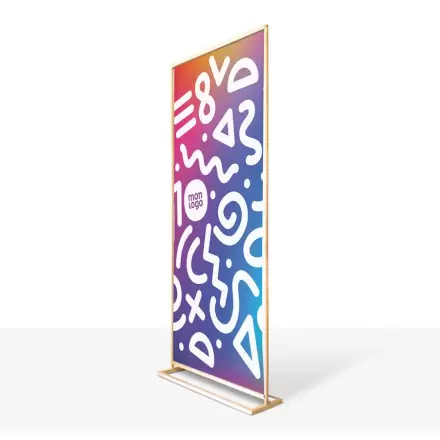 BANNER PUBLICITAIRE EN BOIS 'REKO'