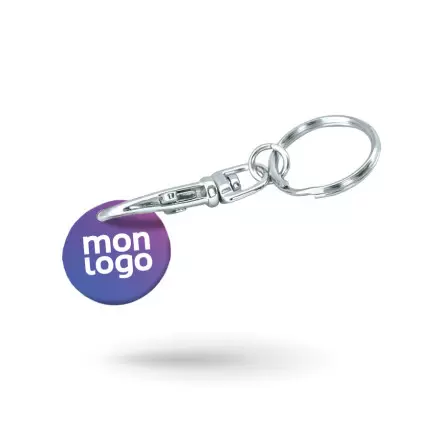 PORTE CLES AVEC MOUSQUETON PUBLICITAIRE 'SEGNO QUADRI'