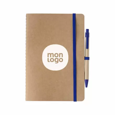 CARNET A5 AVEC STYLO PERSONNALISABLE 'HORUS STYLO'