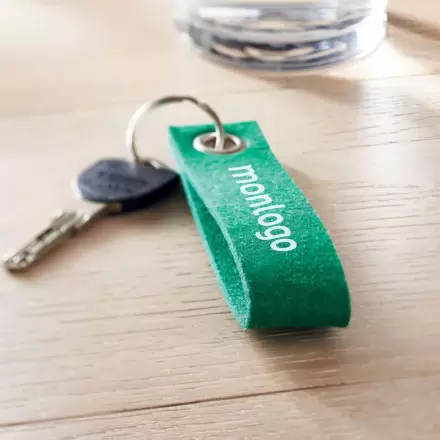 PORTE CLÉS PERSONNALISÉ RECTANGULAIRE EN FEUTRINE 'FOLTE'