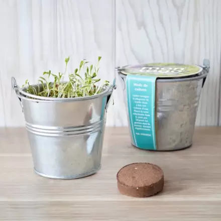 KIT PLANTATION POT ZINC MIF PUBLICITAIRE 8ø 'PLANTOU'