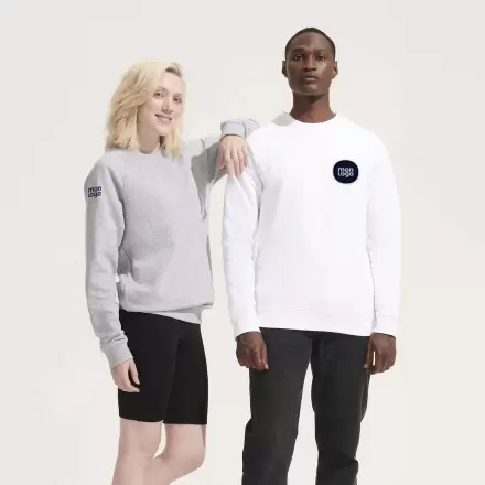 SWEAT SHIRT PERSONNALISÉ BIO MIXTE COL ROND 'SPACE'