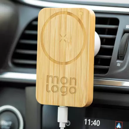 SUPPORT TEL PERSONNALISABLE BAMBOU 15W 'DIRPOH'