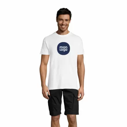 EXPRESS 72H TEE SHIRT PUBLICITAIRE HOMME BLANC 'REGENT' 