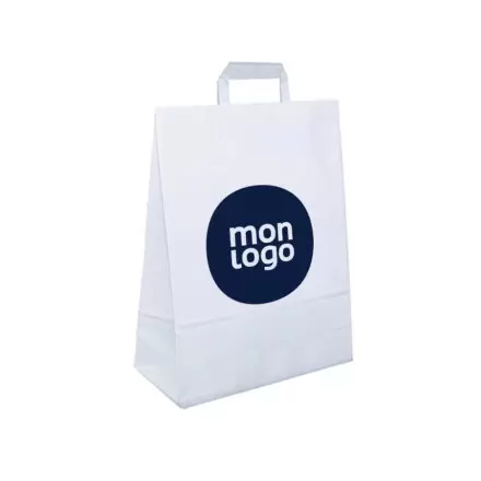 SAC PAPIER BLANC PERSONNALISABLE 'BLANPA'