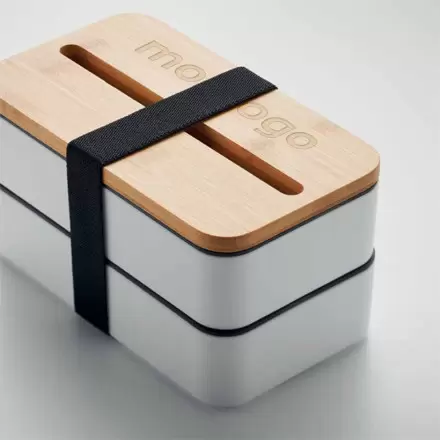 LUNCH BOX PUBLICITAIRE A DEUX NIVEAUX 'RAVUN'
