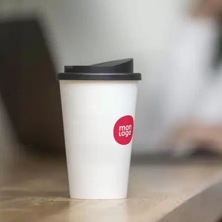 GOBELET PERSONNALISABLE ISO RECYCLE AMERICANO® 'IBON RECYCLE'
