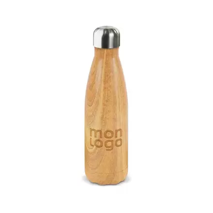 BOUTEILLE ISO PERSONNALISABLE 500ML BOIS 'ASTRIO' 4J