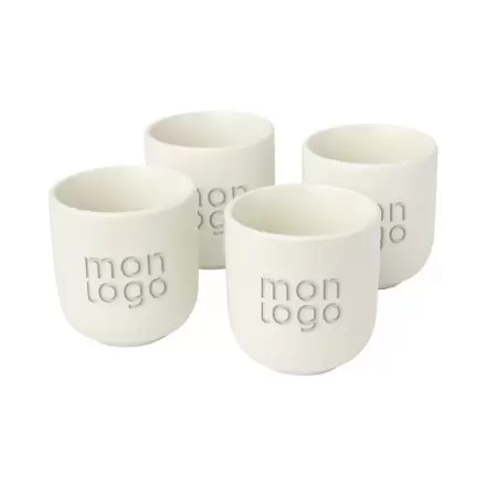 SET DE MUGS À CAFÉ PERSONNALISABLE 'CROULIO'