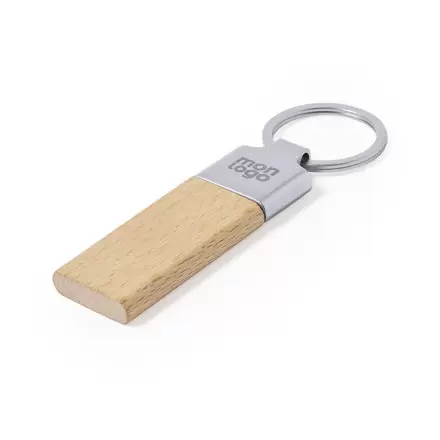 PORTE CLES PERSONNALISABLE EN BOIS 'KEYWOOD STYLE'