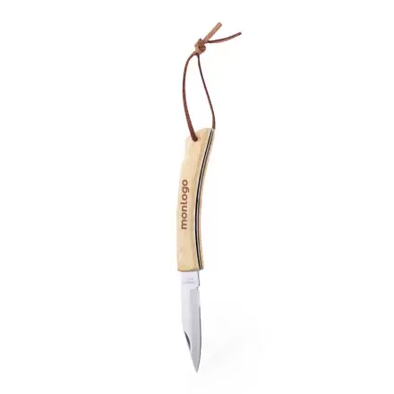 COUTEAU PLIABLE PERSONNALISABLE EN BAMBOU 'SULTO'
