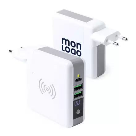 ADAPTATEUR VOYAGE PUBLICITAIRE MULTIFONCTION 'VOIJI'