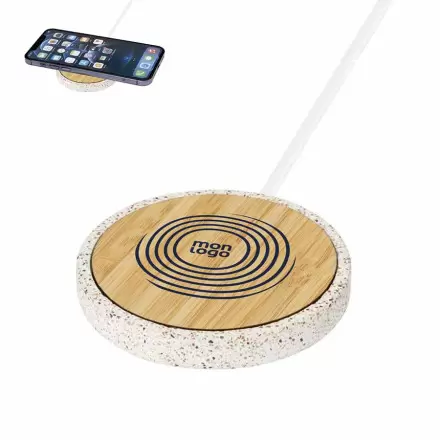 CHARGEUR INDUCTION 10 W PERSONNALISE 'TERRATE'