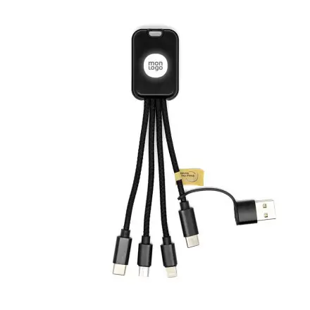CABLE PUBLICITAIRE 5 EN 1  'WHOCA ECO'