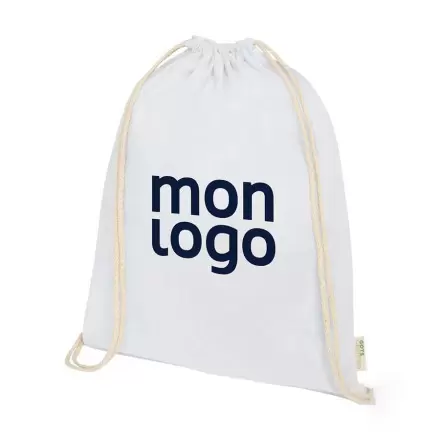 SAC À DOS PUBLICITAIRE EN COTON BIO 140 GR/M² 'PAPEY'