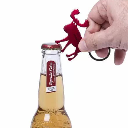 PORTE CLES OUVRE BOUTEILLE NOËL PUBLICITAIRE 'CERFHI'