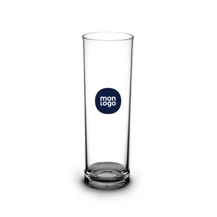 VERRE TUBE PERSONNALISABLE 200 ML 'LONGO DRINKO'