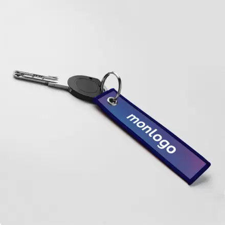 PORTE CLÉS PUBLICITAIRE QUADRI 'WING RPET' 