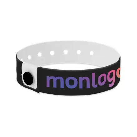 BRACELET PERSONNALISÉ EN VINYLE 'PUNCHY' 