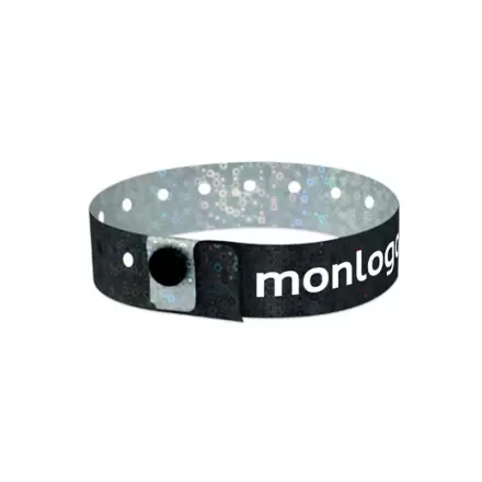 BRACELET PUBLICITAIRE EN VINYLE 'PUNCHY SHINE' 
