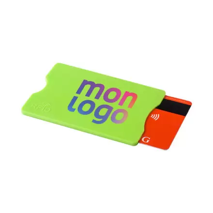 ÉTUI POUR CARTE PERSONNALISÉ RIGIDE ANTI RFID 'DOJA'