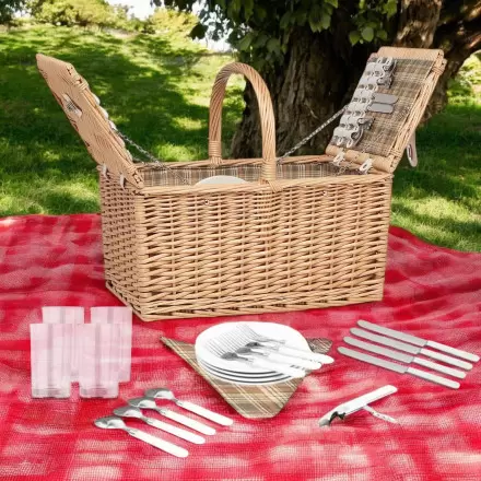 PANIER PIQUE NIQUE POUR 4 PERSONNES 'VIVI+'
