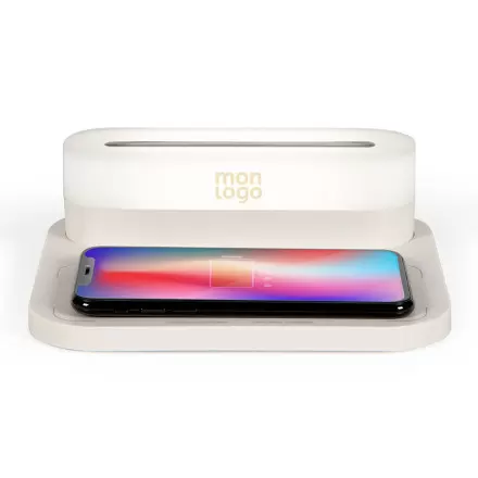 LAMPE PERSONNALISABLE CHAGEUR À INDUCTION LIVOO® 'MARA'