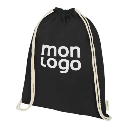 SAC À DOS COTON BIOLOGIQUE 140 GR/M² PUBLICITAIRE 'PAPEY' 4J