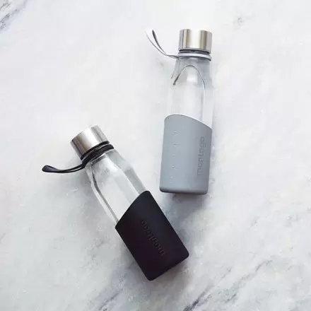 BOUTEILLE PUBLICITAIRE VERRE 550 ML 'DESALEAN'