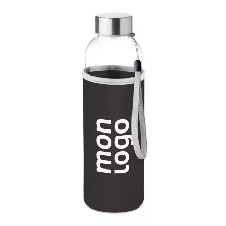 BOUTEILLE VERRE/NEOPRENE PERSONNALISABLE 'BOCA GLASS' 4J