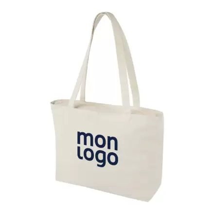 RAPIDE 4J SAC SHOPPING ZIPPE PERSONNALISABLE 320G/M² 'PAVIR'