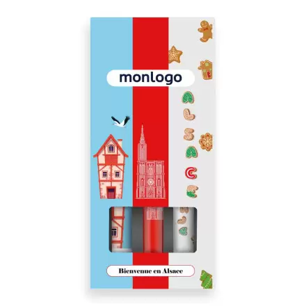 PACK 3 BIC 4 COULEURS PERSONNALISABLE 'ALSACE'