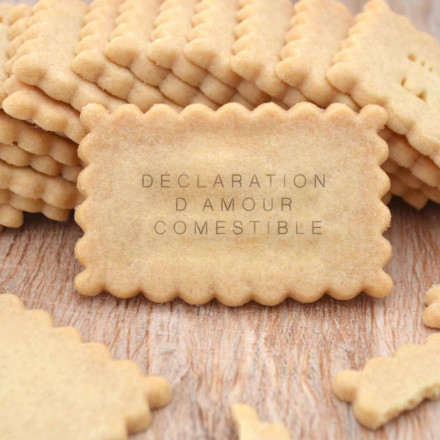 BISCUIT PERSONNALISABLE 'LOVELY ST VALENTIN' 