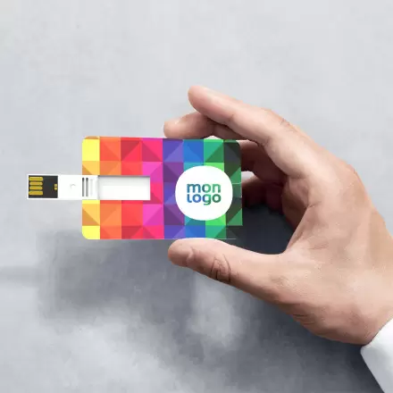 CLE USB CARTE PERSONNALISABLE 'KAART'
