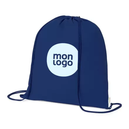 SAC A DOS PERSONNALISABLE CORDELETTES 'RHIDA BIO COULEURS'