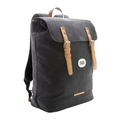 SAC À DOS ORDINATEUR PERSONNALISABLE EN TOILE 'CALVERTON'