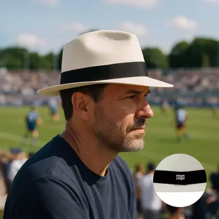 CHAPEAU PAILLE PAPIER PERSONNALISABLE 'KLESNOP'